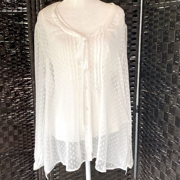 Miraclesuit Everyday Shapewear White Lace Blouse XL - Picture 1 of 12